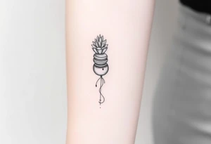 Antonio stacking  going down the forearm tattoo idea