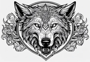 Tyr and Fenrir tattoo idea