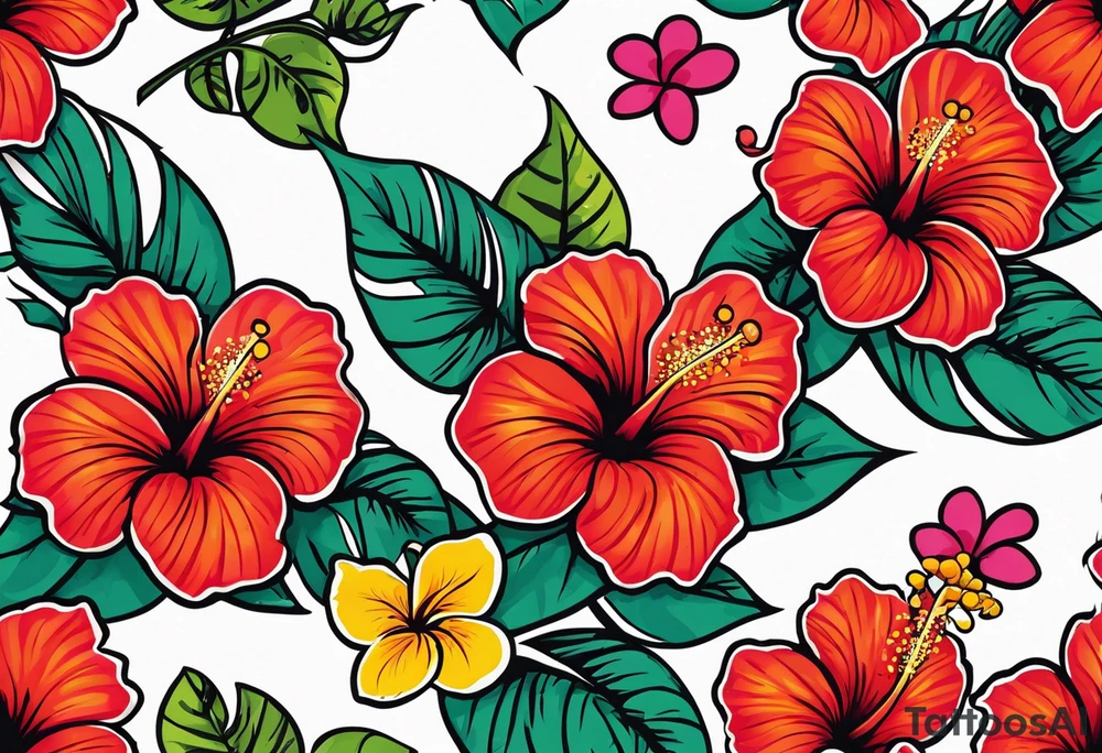 Hibisco tattoo idea
