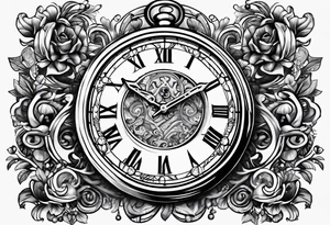 Time is money tattoo idea
