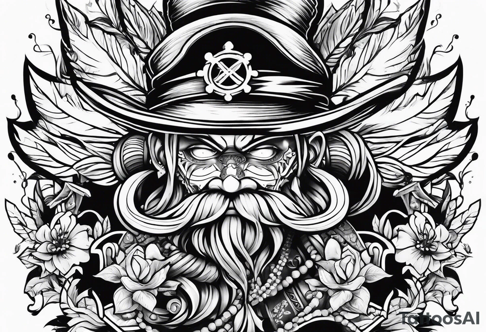 luff from one piece tattoo idea