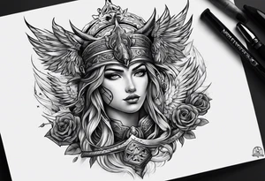 Valhalla world tattoo idea