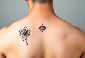 Simple abstract feminine tattoo tattoo idea