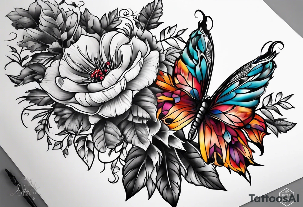 hawthorne branch tattoo idea