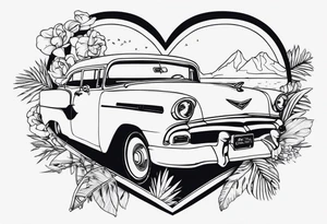 Cuba & Arizona 
 inside a heart tattoo idea