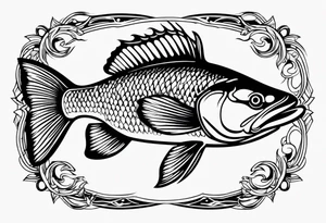 walleye tattoo idea