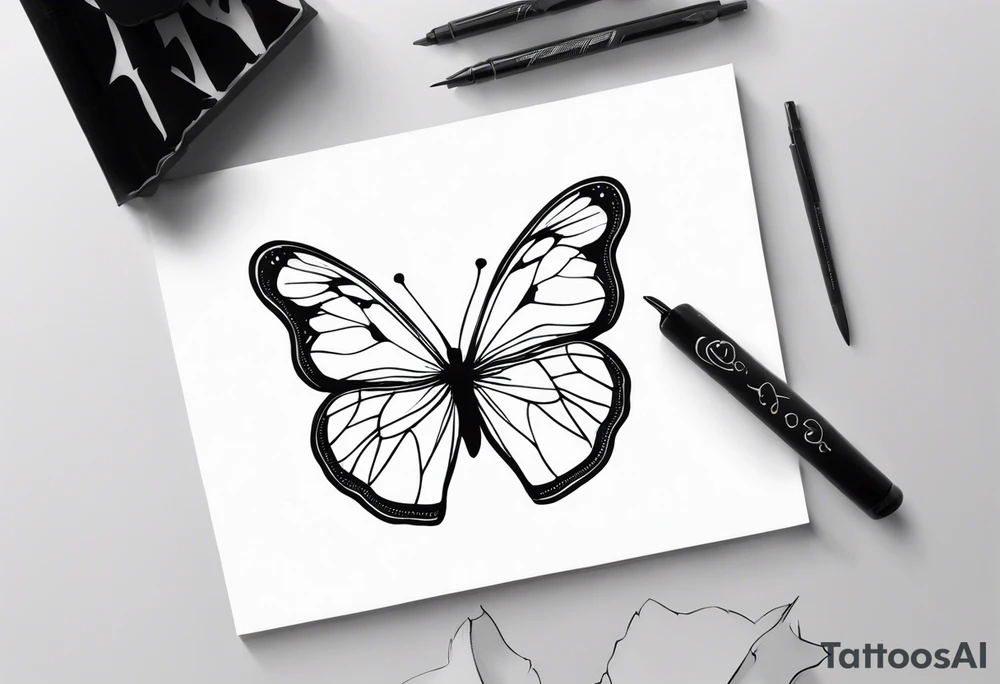 Butterflies tattoo idea