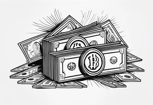 Money is coming to me tattoo idea