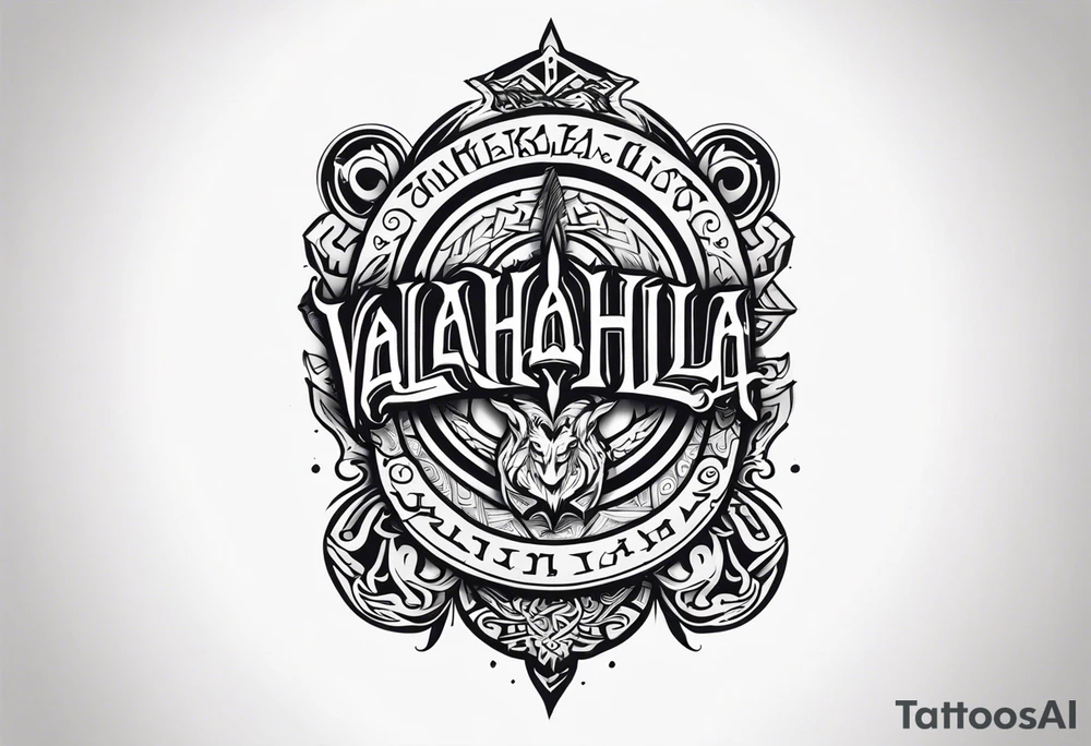 Valhalla tattoo idea