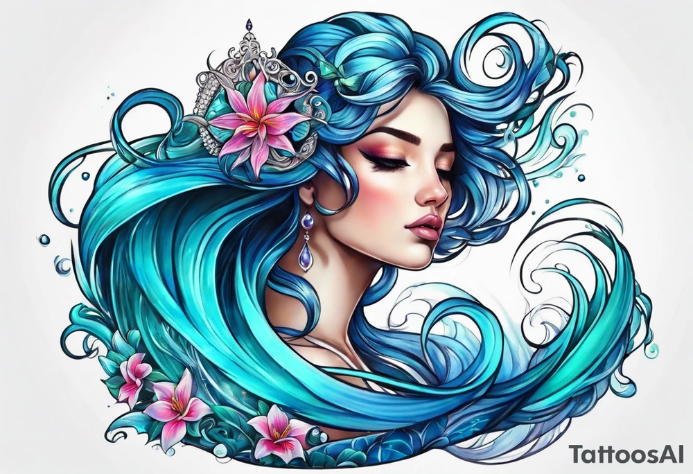 Aquarius tattoo idea