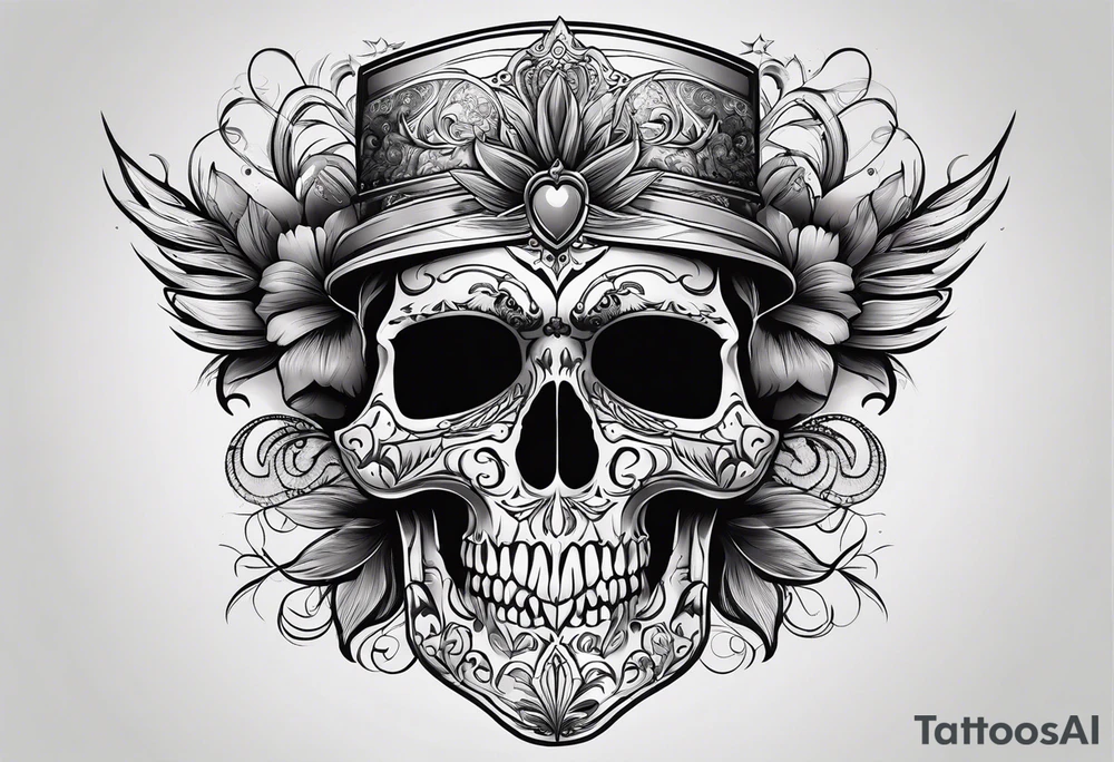 skull tattoo idea