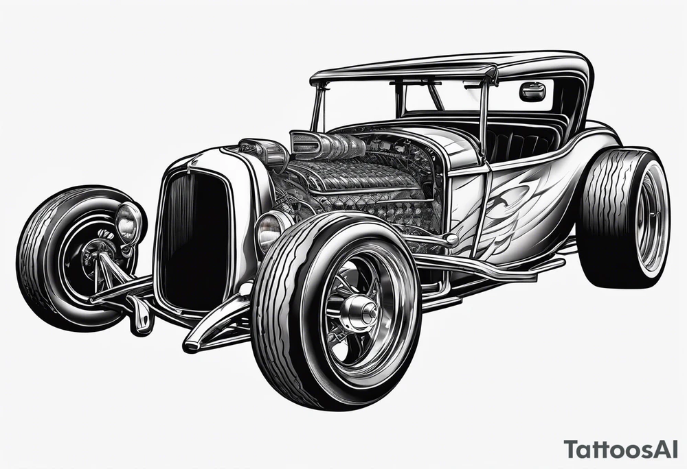 Sprint car tattoo idea