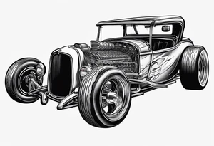 Sprint car tattoo idea