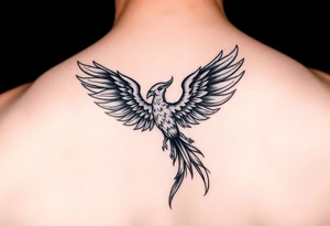 phoenix aesthetic tattoo idea