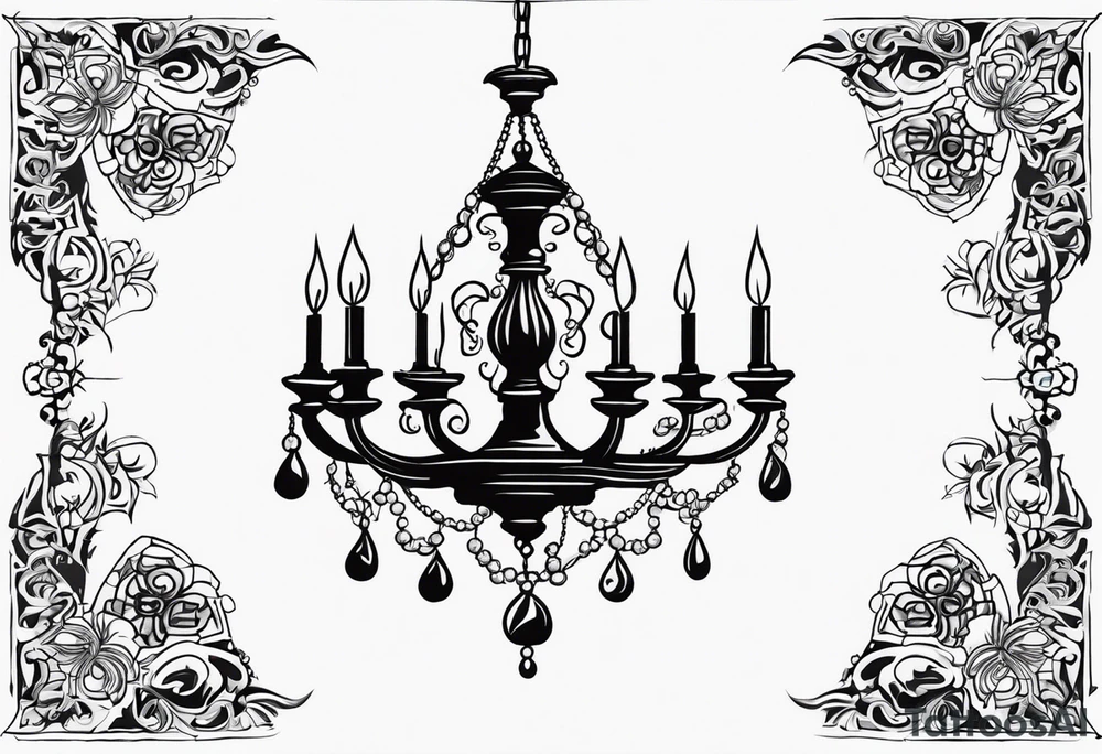 chandalier tattoo idea