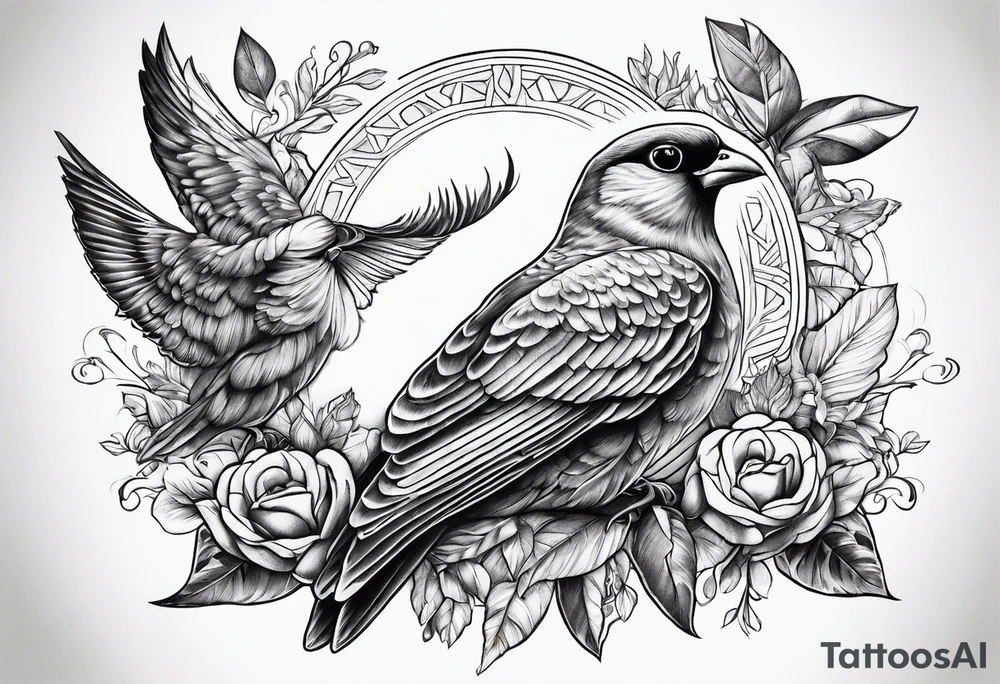 Colombe électricité tattoo idea