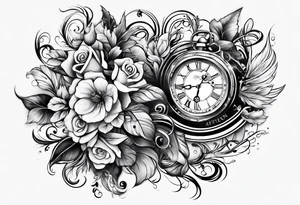 Write: no need to run after the time tattoo idea