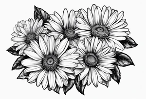 Gerber daisys tattoo idea