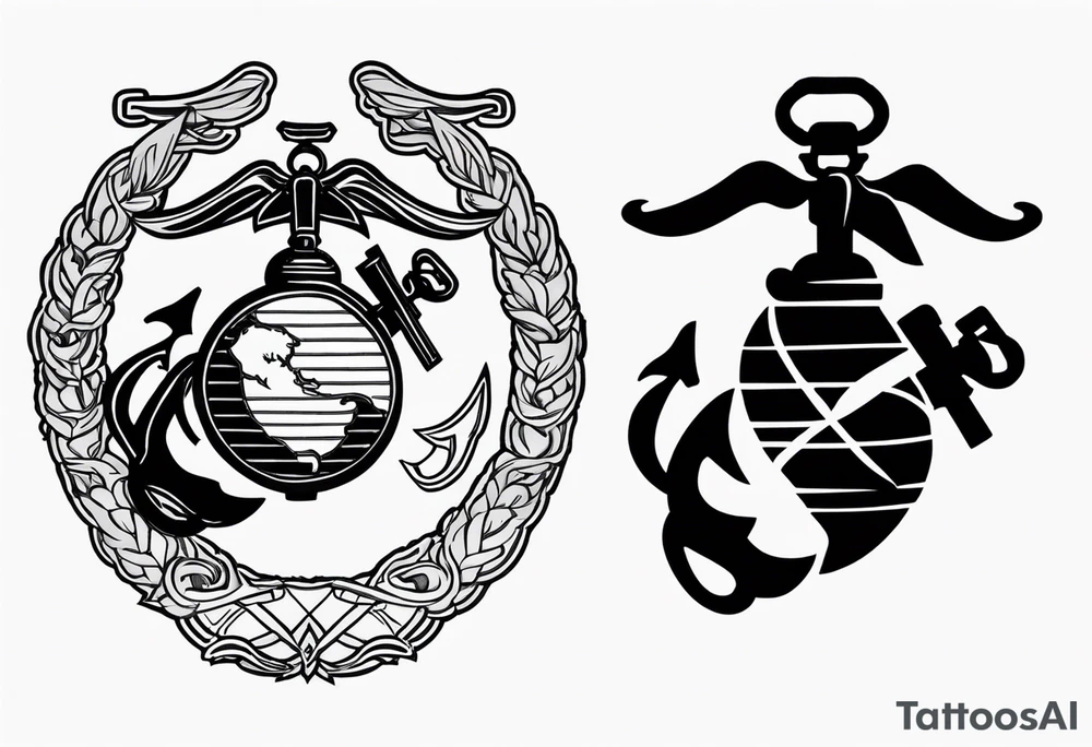 MARINES tattoo idea