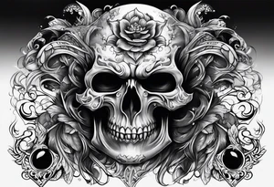 demonic sleeve tattoo idea