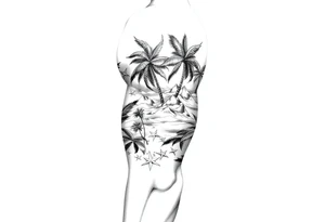 beach themed stamp tattoos tattoo idea