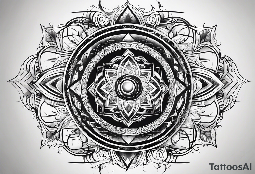 universe quantum field tattoo idea