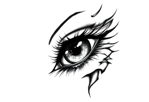 Eye tattoo idea