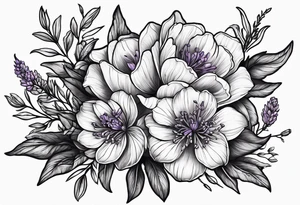 lavender tattoo idea