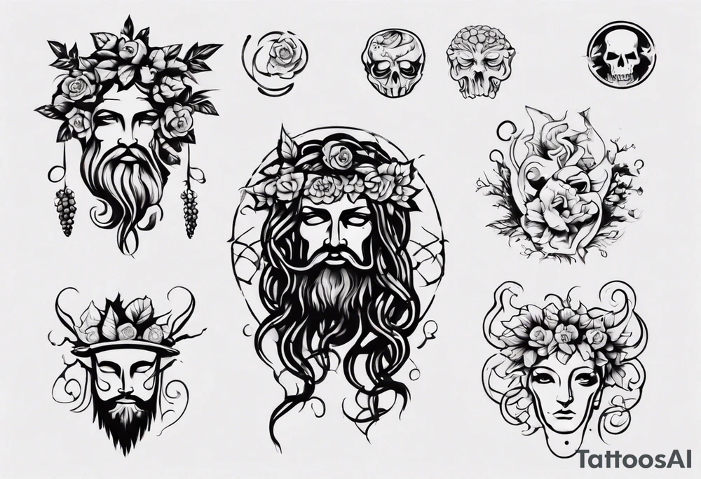 dionysus tattoo idea