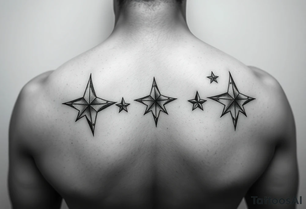 stars tattoo idea
