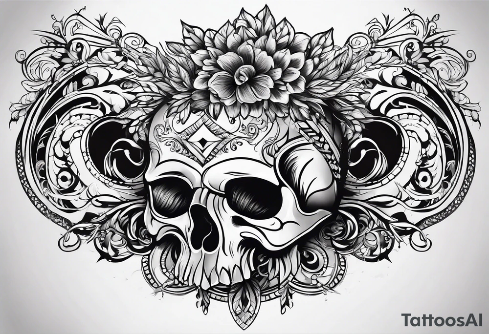 птица феникс tattoo idea