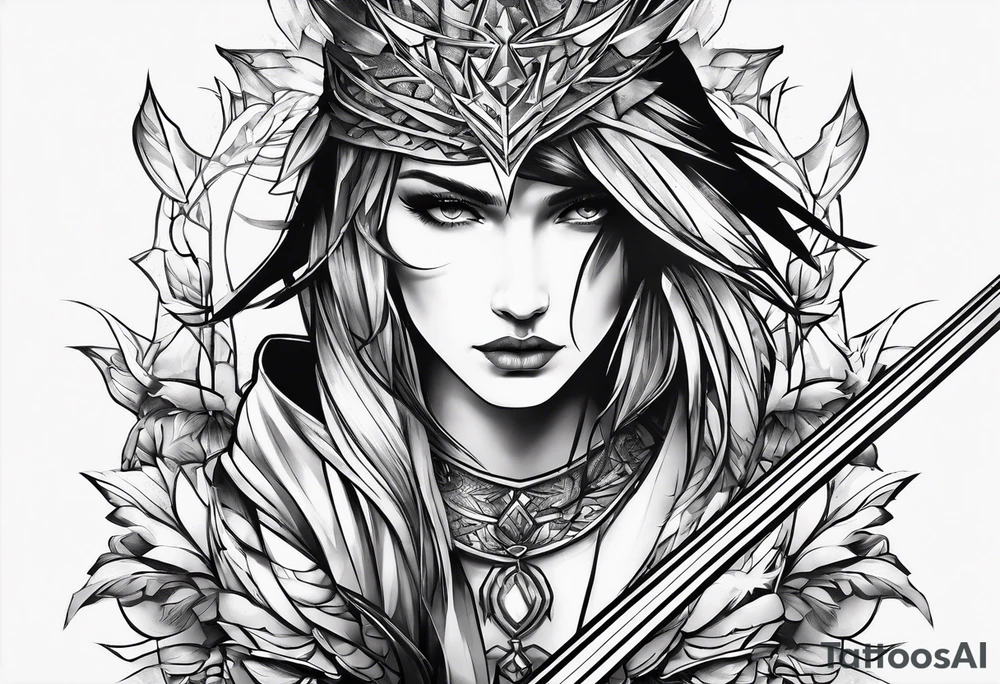 A shattered sword tattoo idea
