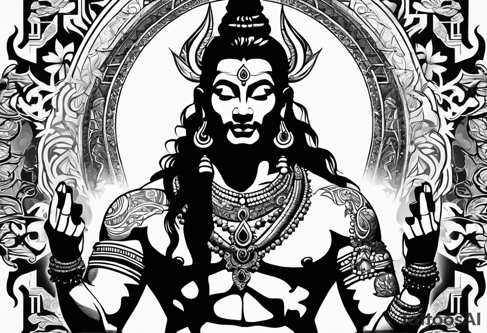 Shiva, standing tattoo idea