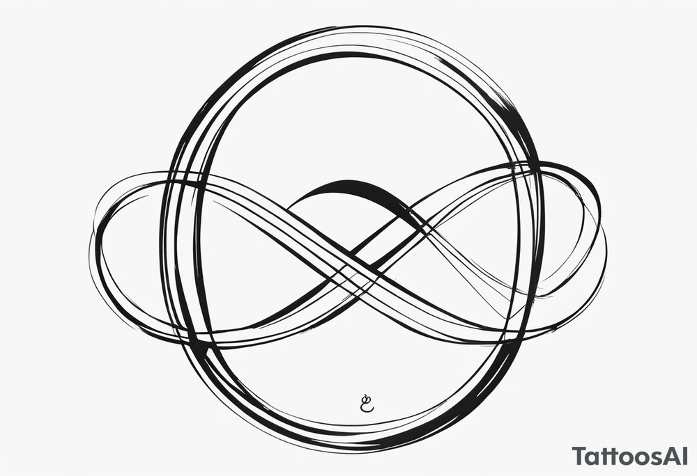 The words Even If and infinity symbol tattoo idea