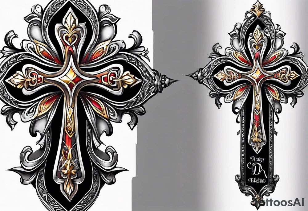Cross tattoo idea