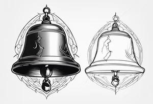 cracked bell tattoo idea