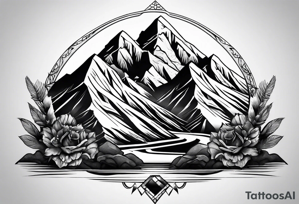everest tattoo idea