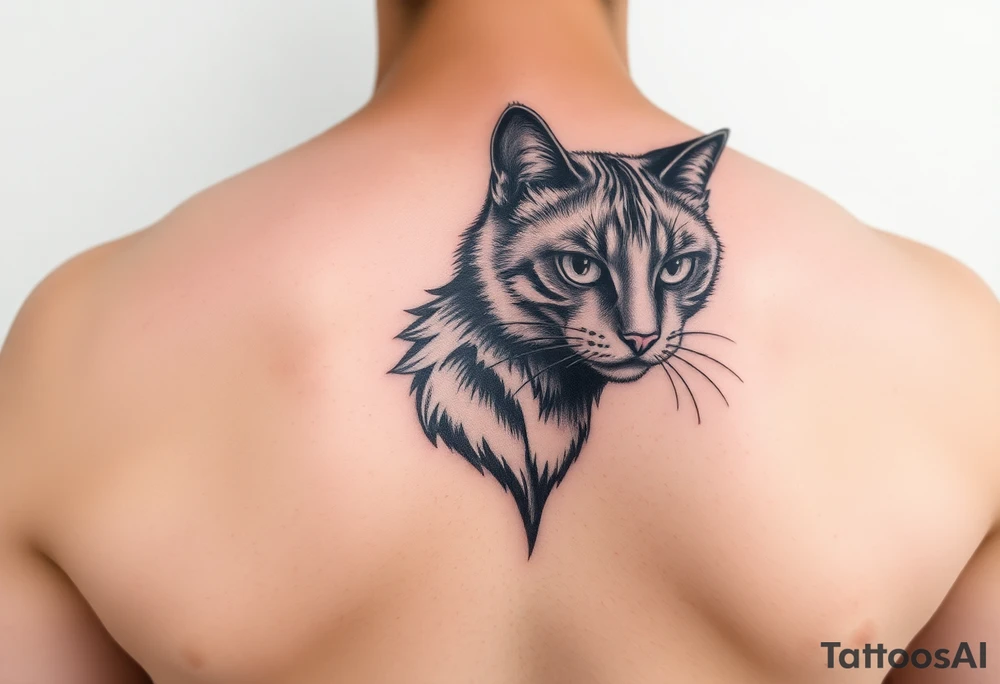 Black Cat tattoo idea