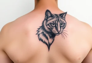 Black Cat tattoo idea