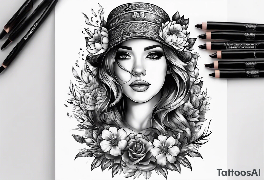 Memory of my best friend that died from drugs tattoo idea