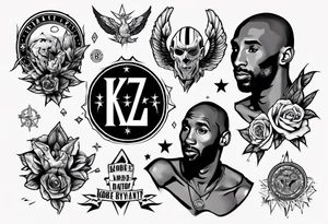 kobe bryant tattoo idea