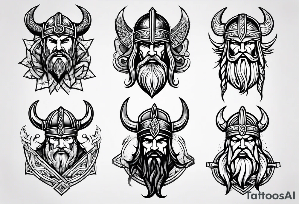 vikings symbols tattoo idea