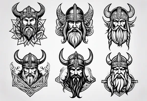 vikings symbols tattoo idea