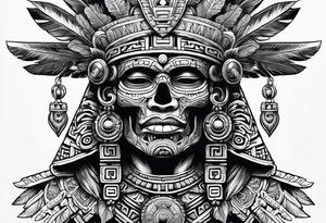 aztec god of death Mictlantecuhtli tattoo idea