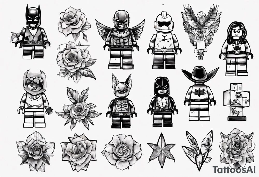 lego part tattoo idea