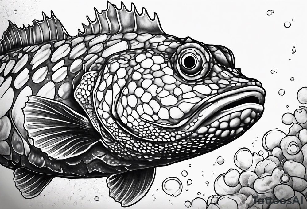 stonefish tattoo idea