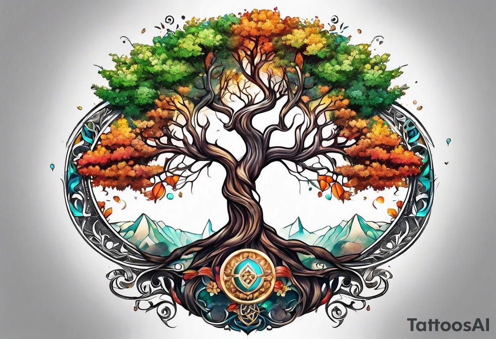 Tree of life tattoo idea