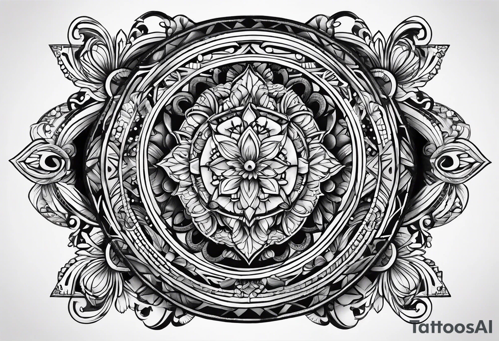 Circles tattoo idea
