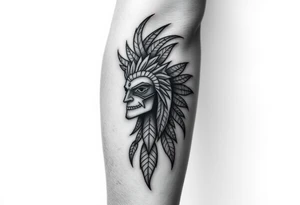 Puerto Rican Taino tribal tattoo tattoo idea