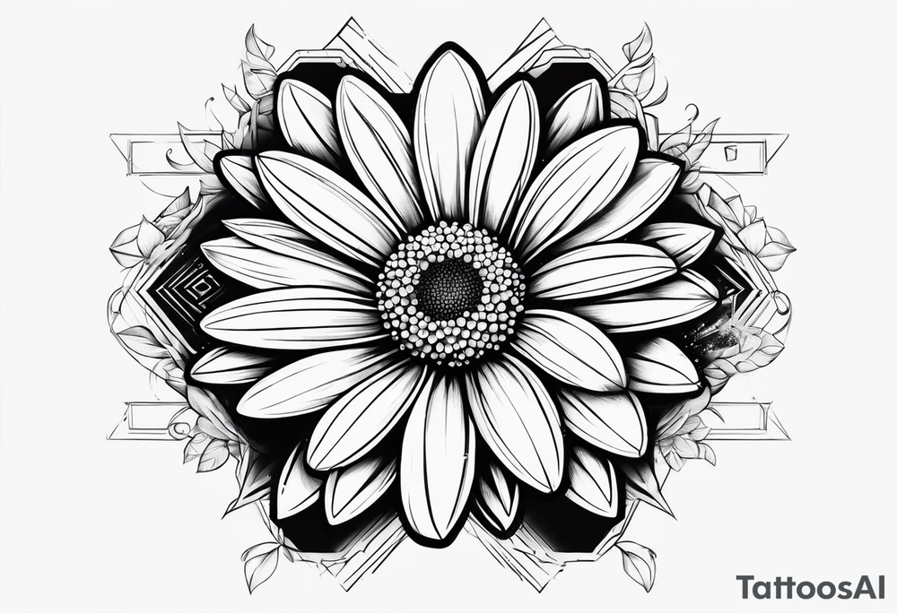 daisy tattoo idea